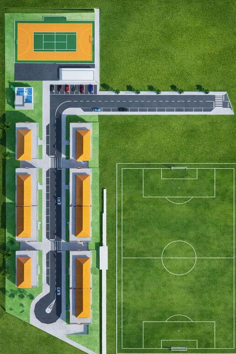 Mapa dos 10 lotes do loteamento EntreCampos