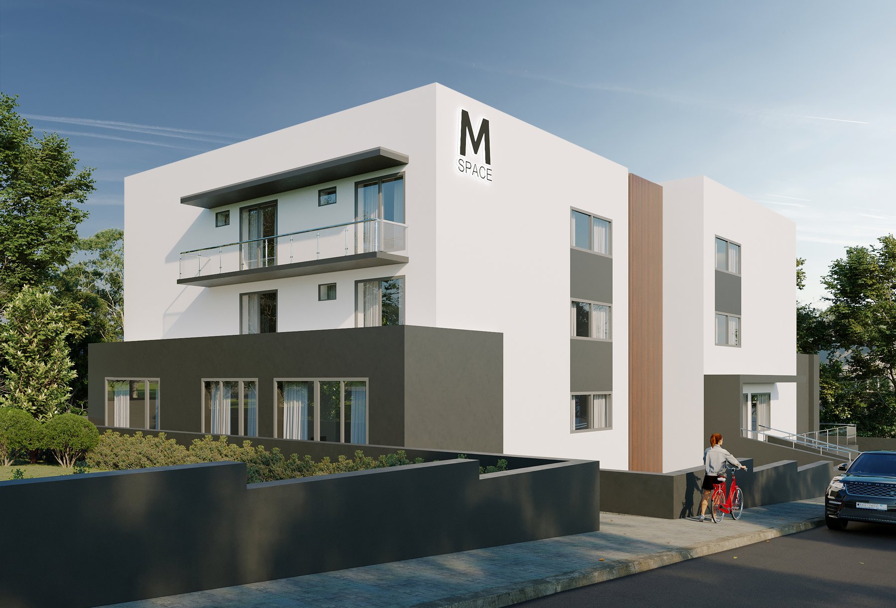 M Space, fachada lateral